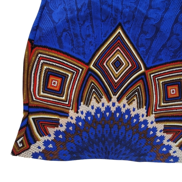 Maxi Papillion Aztec Print Strapless Dress. NWT - Picture 3 of 7